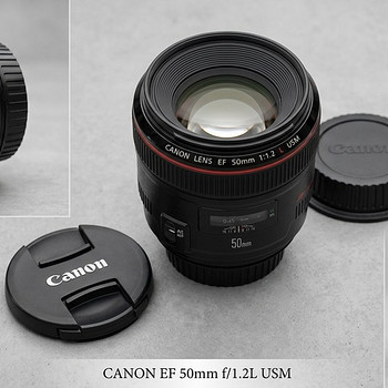 Canon EF 50mm f/1.2 L USM objektiiv