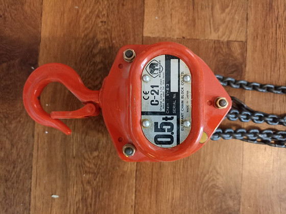 Käsitsi kett-tõstuk Elephant Chain Block Co., Ltd 0.5t