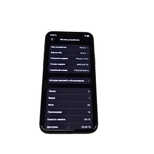 Nutitelefon Apple iPhone 11 Pro 64gb aku 100% (5 foto / 6)