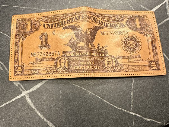 Rahakott USA dollari disainiga