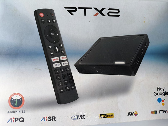 RT-X2 Android 14 TV-boks, 4 GB 32 GB