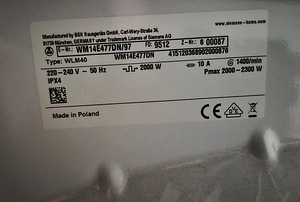 Pesumasin Siemens WM14E77DN 7kg 1400p/min (4 foto / 4)