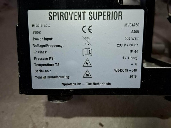Вакуумный дегазатор SpiroVent Superior S400 2019