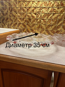 Продам комплект праздничной посуды. Все, что на фото. Размер (3 фото из 6)