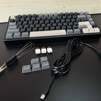 Rainy 75 Keyboard Anodized Black Pro (RGB / FR4 / Silver SUS