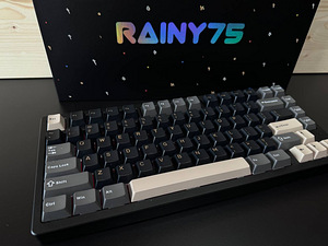 Rainy 75 Keyboard Anodized Black Pro (RGB / FR4 / Silver SUS (4 foto / 4)