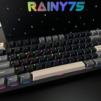 Rainy 75 Keyboard Anodized Black Pro (RGB / FR4 / Silver SUS