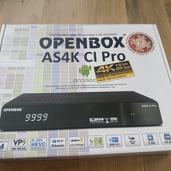 Satellite receiver: Openbox AS4K CI Pro