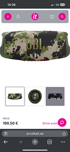 JBL Charge 5 в полностью рабочем состоянии (1 фото из 6)