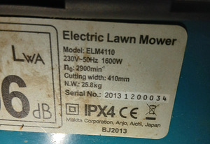 Muruniiduk Makita ELM4110 (2 foto / 7)