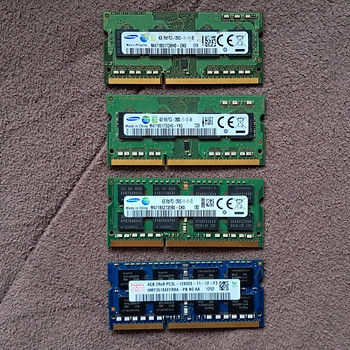 Sülearvuti mälu 16GB (4 x 4GB) DDR3 1600