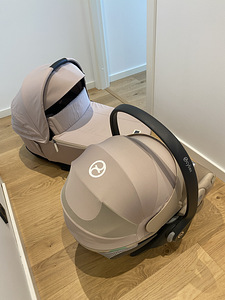 Cybex Priam Lux vankrikorv V4 cozy beige + turvahäll cloud T (2 foto / 6)