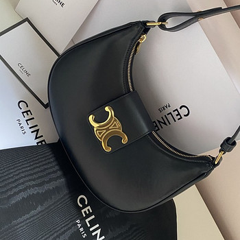 Оригинальная сумка Celine Medium Ava Triomphe Bag черная
