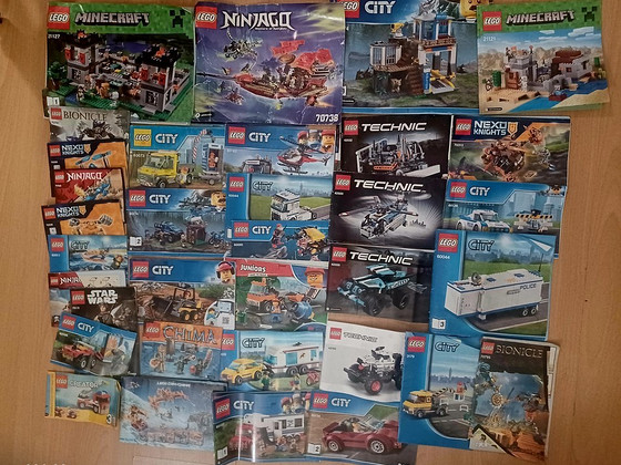MEGA-vinge ja kallis LEGO kollektsioon (17 kg!) + 34 juhend