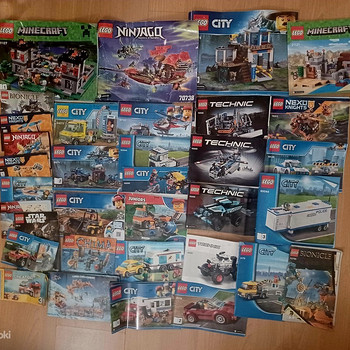 ОГРОМНАЯ и дорогая коллекция LEGO (17 кг!) + 34 инструкции