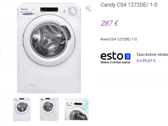 Candy CS4 1061DE/1-S. NEW!