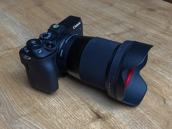 Canon EOS M6 Mark II + kolm objektiivi + kiirendusadapter +