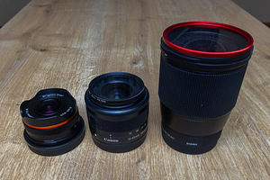 Canon EOS M6 Mark II + kolm objektiivi + kiirendusadapter + (5 foto / 10)