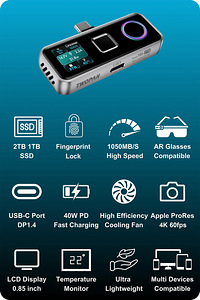Twopan Pro SSD 2TB with Fingerprint Security (2 foto / 10)