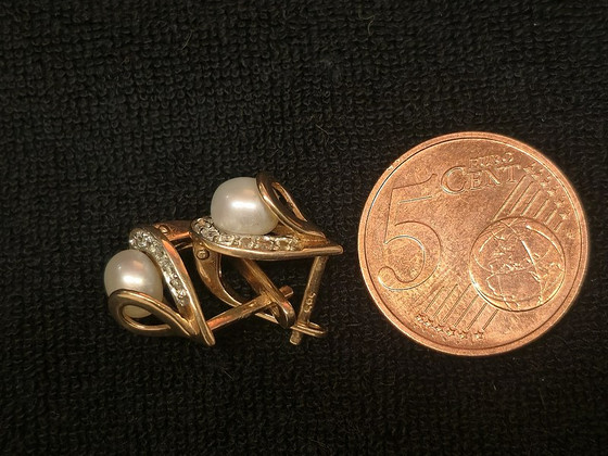 Золотые серьги 585 проба (№L1505)
