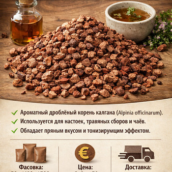 Žāvēta kalgāna sakne