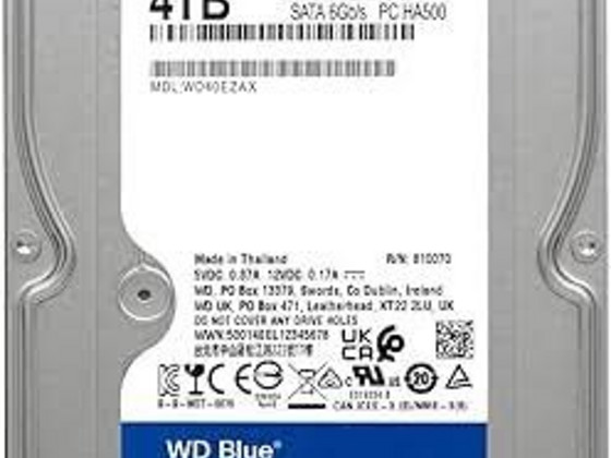 WESTERN DIGITAL WD Blue 4 TB, 5400 rpm, 256 MB