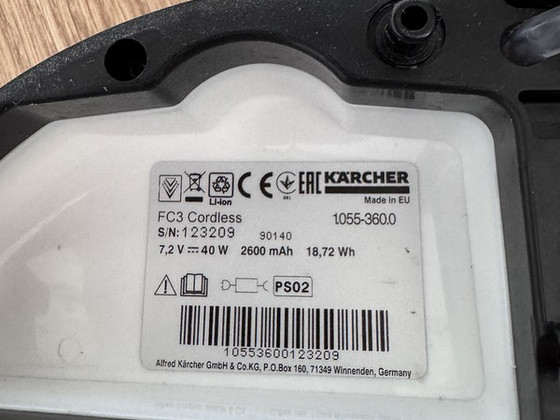 Müüa elektriline mop Kärcher FC 3 Cordless!