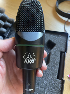 Конденсаторный микрофон AKG C3000 — оригинал, произведён в А (5 фото из 6)