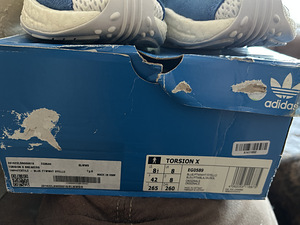 Adidas Torsion X Sneakers Blue 42 EUR, kantud Rare mudel! (7 foto / 10)