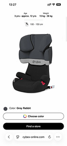 Cybex Solution X-fix автокресло 15-36kg (6 фото из 9)