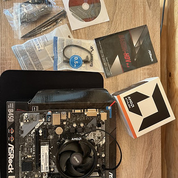 Peaaegu uus arvutikomplekt: ASRock B450M | Athlon 3000G | 8G