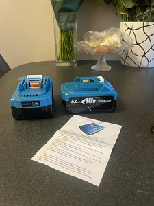Makita 18V ühilduvad akud 8.0Ah – 2 tk (1 foto / 4)