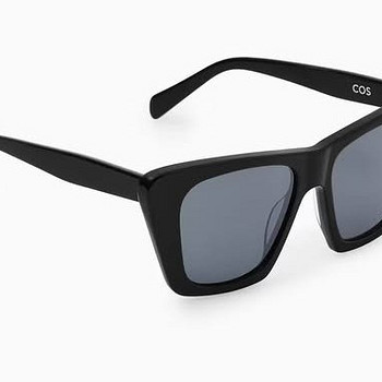 COS OVERSIZED CAT-EYE SUNGLASSES