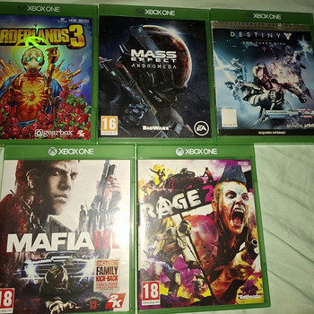Xbox one 5 оригинальных игр