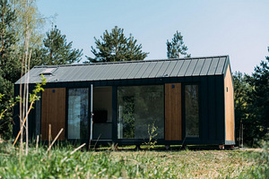 Kaasaegne Barnhouse stiilis moodulmaja (5 foto / 9)