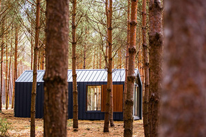 Kaasaegne Barnhouse stiilis moodulmaja (8 foto / 9)