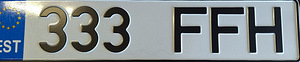 Auto reg.numbrimark (1 foto / 1)