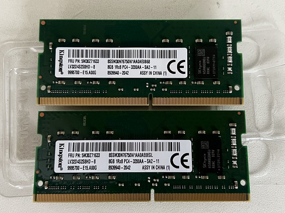 16GB (2x8GB) DDR4 3200MHz SO-DIMM Kingston