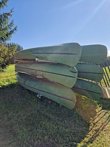 6 kanuud + päästevestid + mõlad + transpordirest (4 foto / 7)