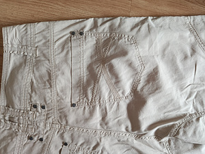 Original Rabalder Beige Cargo Joggers • 100% Cotton Utility (9 foto / 10)
