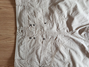 Original Rabalder Beige Cargo Joggers • 100% Cotton Utility (10 foto / 10)