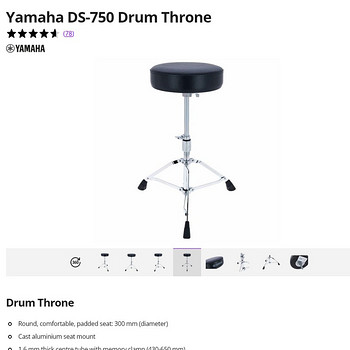 Yamaha DS-750 Drum Throne
