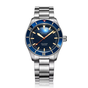 Aquatico Sea Star V2 Blue Ceramic Bezel sukeldumiskell