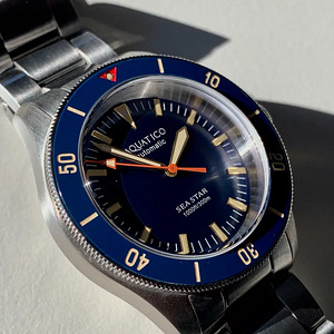 Aquatico Sea Star V2 Blue Ceramic Bezel sukeldumiskell (2 foto / 8)