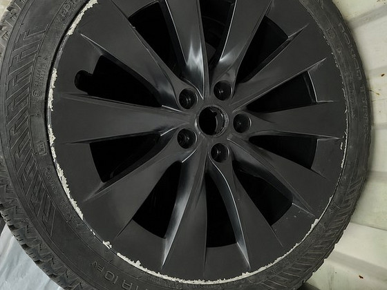 20” originaal Tesla Slipstream Satin Black veljed