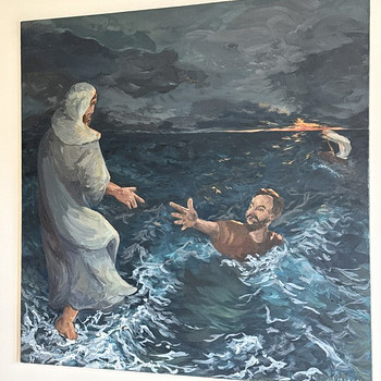 Akrüülmaal lõuendil 100 × 100 cm