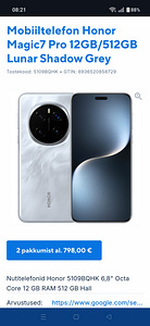 Honor Magic 7 Pro , 12-512GB (1 foto / 3)