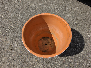Suur savipott / terrakota lilepott (Ø 41 cm) (2 foto / 6)