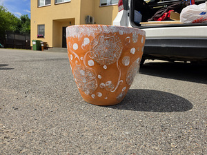 Suur savipott / terrakota lilepott (Ø 41 cm) (3 foto / 6)