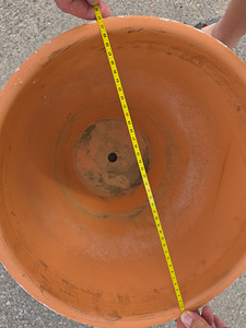 Suur savipott / terrakota lilepott (Ø 41 cm) (4 foto / 6)